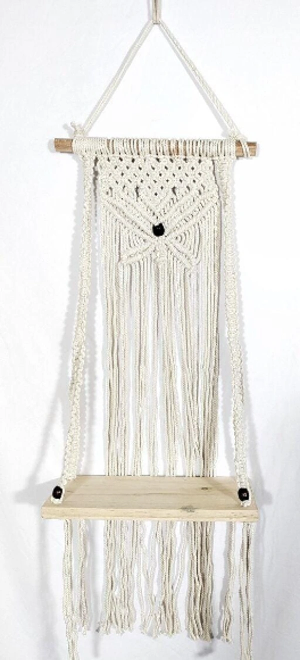 Macrame Diy WallHanging / Wall Decor Hanging Planters - Free Size, , Indoor, Pack of1